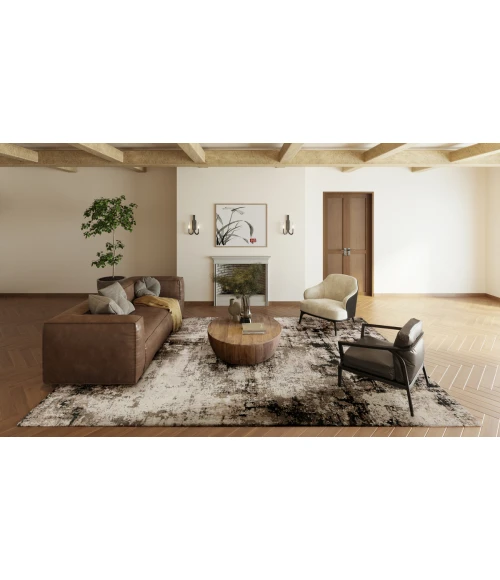 Dalyn Denizi DZ2 Putty Area Rug 5 ft. 3 in. X 7 ft. 8 in. Rectangle