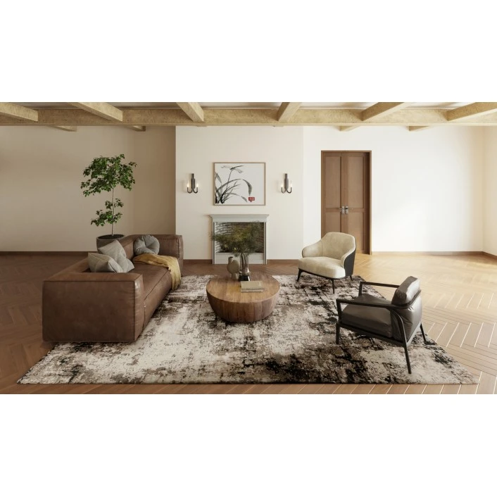 Dalyn Denizi DZ2 Putty Area Rug 5 ft. 3 in. X 7 ft. 8 in. Rectangle