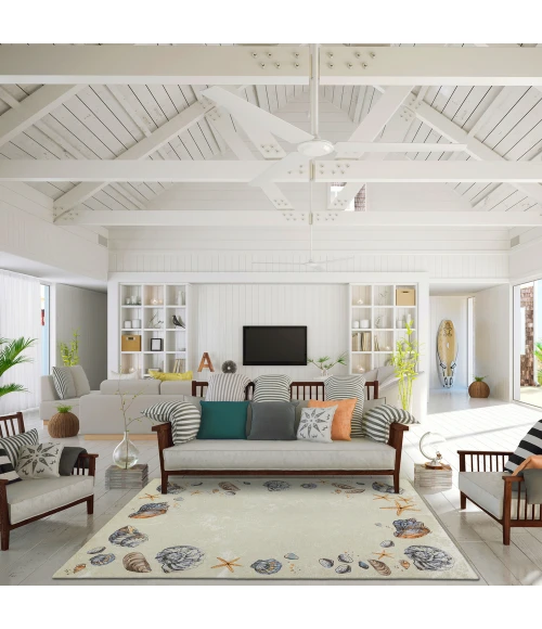 Dalyn Seabreeze SZ9 Ivory Area Rug 8 ft. X 10 ft. Rectangle