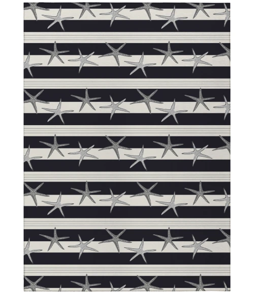 Dalyn Seabreeze SZ12 Black Area Rug 5 ft. X 7 ft. 6 in. Rectangle