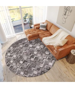 Dalyn Durango SS5 Flannel Area Rug 4 ft. X 4 ft. Round