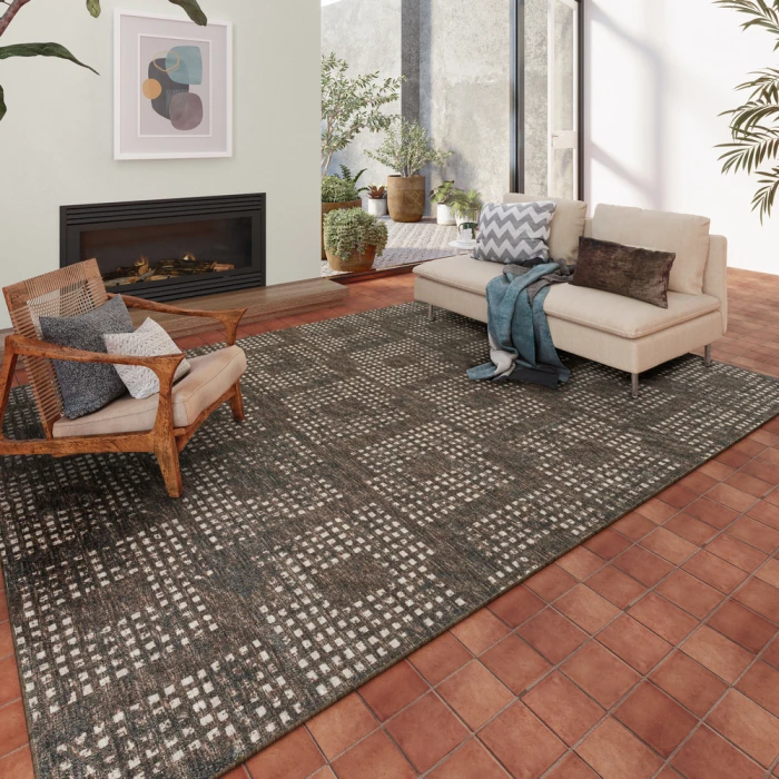 Dalyn Delano DA1 Chocolate Area Rug 3 ft. X 5 ft. Rectangle