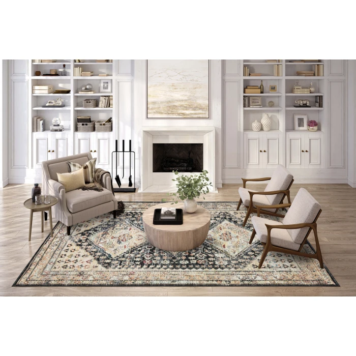 Dalyn Jericho JC9 Midnight Area Rug 8 ft. X 10 ft. Rectangle