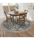 Dalyn Marbella MB4 Charcoal Area Rug 10 ft. X 10 ft. Round