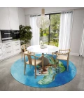 Dalyn Harbor HA3 Ocean Area Rug 8 ft. X 8 ft. Round