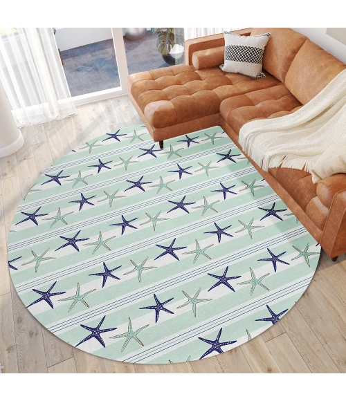 Dalyn Seabreeze SZ12 Mist Area Rug 8 ft. X 8 ft. Round