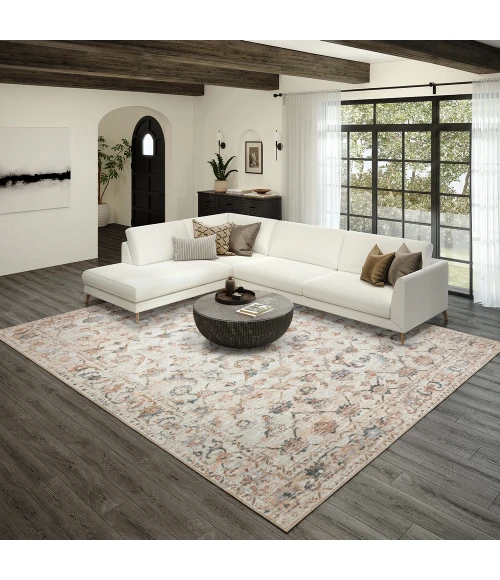 Dalyn Jericho JC4 Linen Area Rug 6 ft. X 6 ft. Round