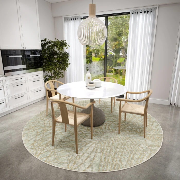 Dalyn Winslow WL2 Aloe Area Rug 4 ft. X 4 ft. Round