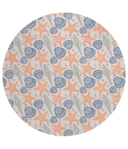 Dalyn Seabreeze SZ4 Flax Area Rug 8 ft. X 8 ft. Round