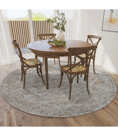Dalyn Jericho JC5 Tin Area Rug 10 ft. X 10 ft. Round