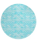 Dalyn Seabreeze SZ2 Teal Area Rug 8 ft. X 8 ft. Round