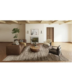 Dalyn Denizi DZ1 Mocha Area Rug 3 ft. 3 in. X 5 ft. 3 in. Rectangle