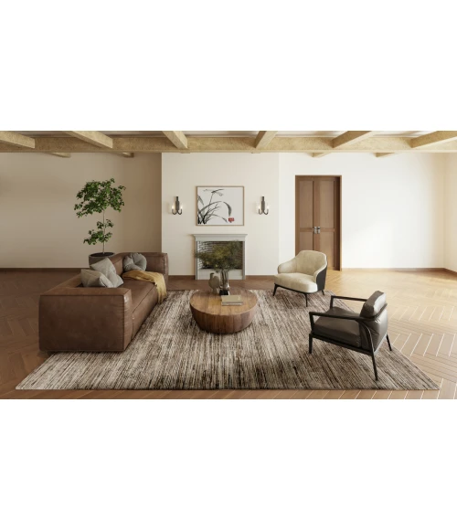 Dalyn Denizi DZ1 Mocha Area Rug 3 ft. 3 in. X 5 ft. 3 in. Rectangle