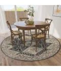 Dalyn Jericho JC9 Midnight Area Rug 6 ft. X 6 ft. Round