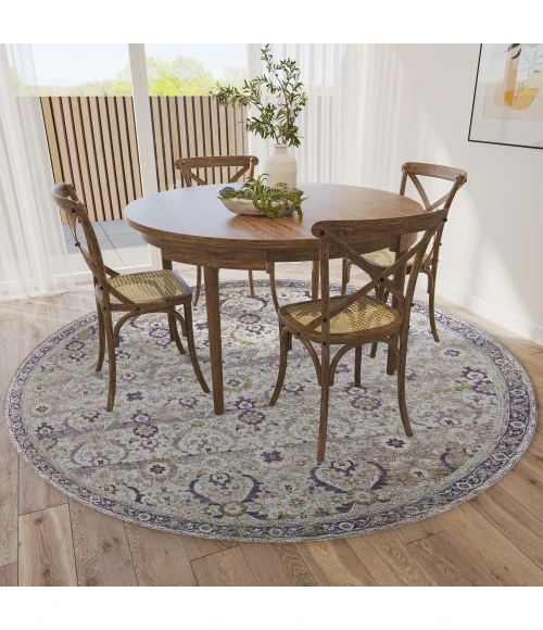 Dalyn Jericho JC1 Oyster Area Rug 10 ft. X 10 ft. Round