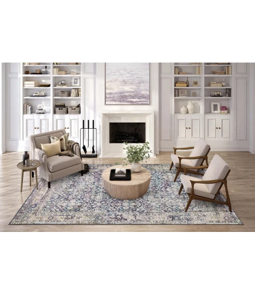 Dalyn Jericho JC3 Violet Area Rug 5 ft. X 7 ft. 6 in. Rectangle