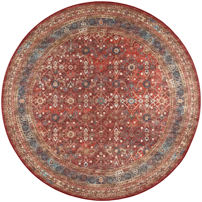 Dalyn Jericho JC7 Scarlett Area Rug 8 ft. X 8 ft. Round