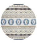 Dalyn Phoenix PH3 Ivory Area Rug 8 ft. X 8 ft. Round