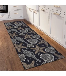 Dalyn Seabreeze SZ4 Black Area Rug 2 ft. 3 in. X 7 ft. 6 in. Runner