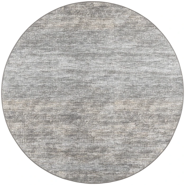 Dalyn Ciara CR1 Graphite Area Rug 6 ft. X 6 ft. Round
