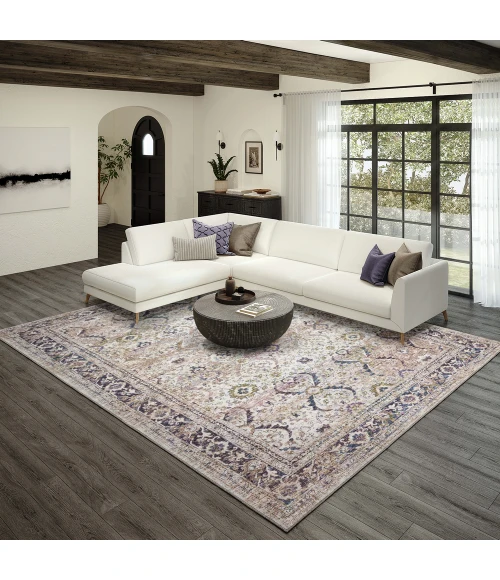 Dalyn Jericho JC1 Oyster Area Rug 2 ft. 6 in. X 8 ft. Runner