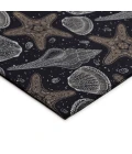 Dalyn Seabreeze SZ4 Black Area Rug 2 ft. 3 in. X 7 ft. 6 in. Runner