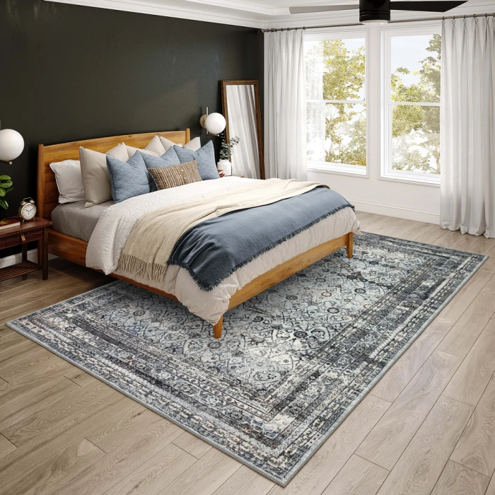 Dalyn Jericho JC7 Pewter Area Rug 5 ft. X 7 ft. 6 in. Rectangle