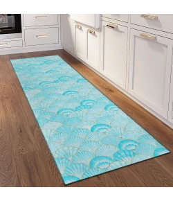 Dalyn Seabreeze SZ2 Teal Area Rug 2 ft. 3 in. X 7 ft. 6 in. Runner