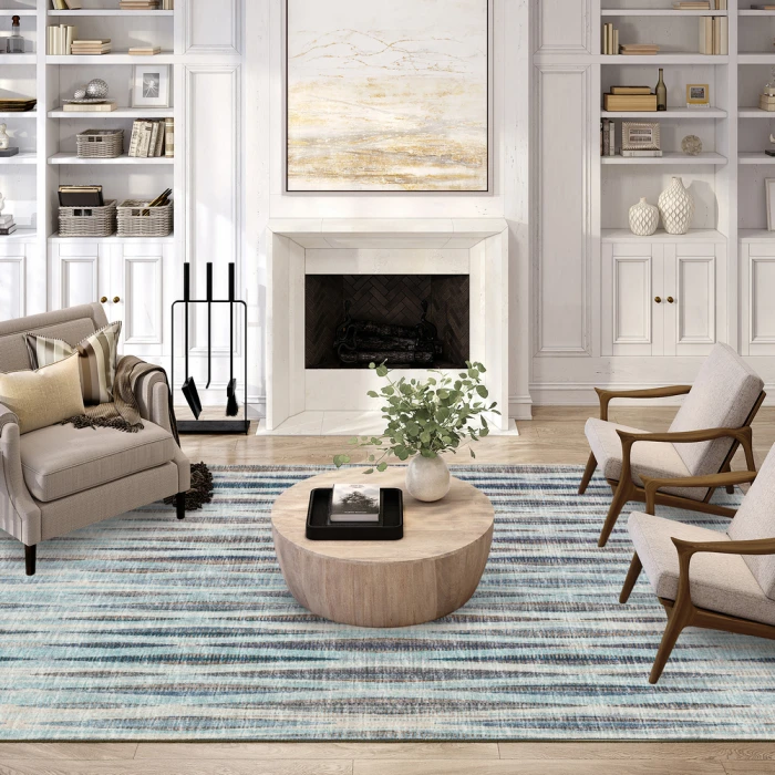 Dalyn Amador AA1 Mist Area Rug 4 ft. X 4 ft. Round