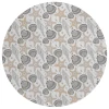 Dalyn Seabreeze SZ4 Silver Area Rug 8 ft. X 8 ft. Round