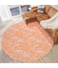 Dalyn Seabreeze SZ7 Salmon Area Rug 8 ft. X 8 ft. Round
