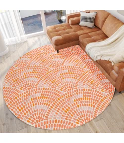Dalyn Seabreeze SZ7 Salmon Area Rug 8 ft. X 8 ft. Round