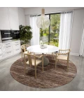 Dalyn Ciara CR1 Chocolate Area Rug 8 ft. X 8 ft. Round