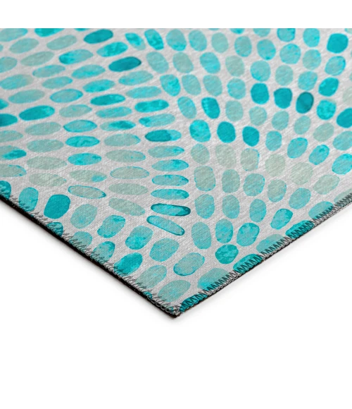 Dalyn Seabreeze SZ6 Teal Area Rug 1 ft. 8 in. X 2 ft. 6 in. Rectangle