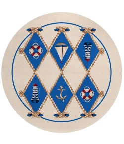 Dalyn Harbor HA6 Ivory Area Rug 8 ft. X 8 ft. Round