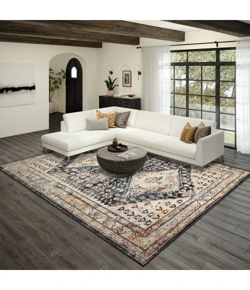 Dalyn Jericho JC9 Midnight Area Rug 6 ft. X 6 ft. Round