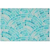 Dalyn Seabreeze SZ6 Teal Area Rug 1 ft. 8 in. X 2 ft. 6 in. Rectangle