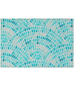 Dalyn Seabreeze SZ6 Teal Area Rug 1 ft. 8 in. X 2 ft. 6 in. Rectangle