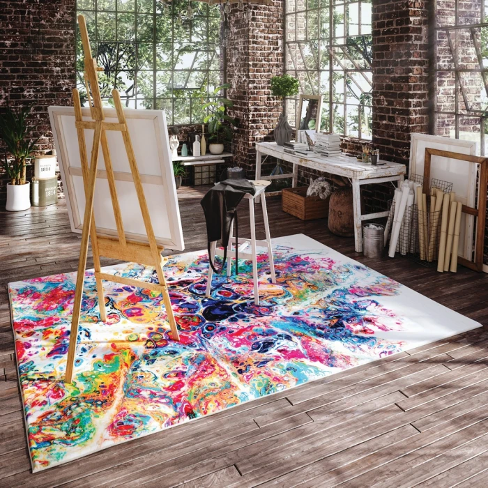 Dalyn Kikiamo KK1 Carnival Area Rug 8 ft. X 8 ft. Round