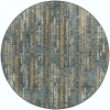 Dalyn Winslow WL6 Charcoal Area Rug 4 ft. X 4 ft. Round