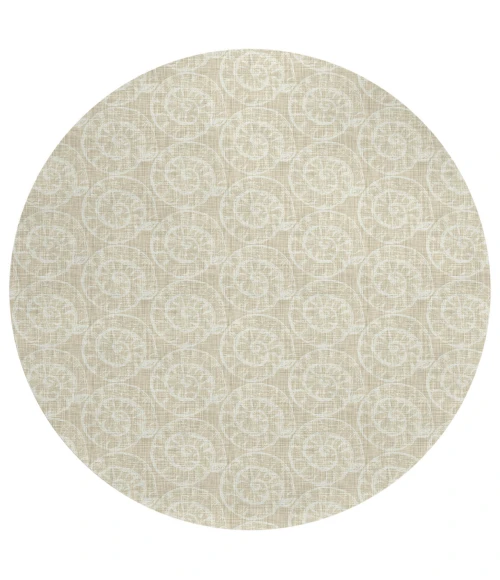 Dalyn Seabreeze SZ11 Taupe Area Rug 8 ft. X 8 ft. Round