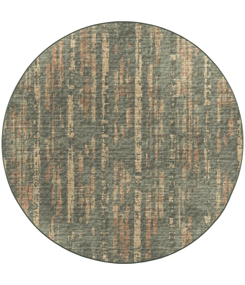Dalyn Winslow WL6 Olive Area Rug 8 ft. X 8 ft. Round