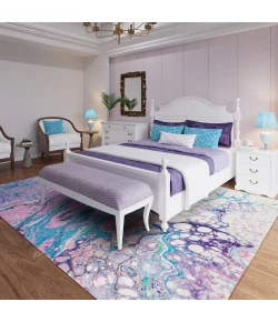 Dalyn Kikiamo KK19 Lavender Area Rug 8 ft. X 8 ft. Round