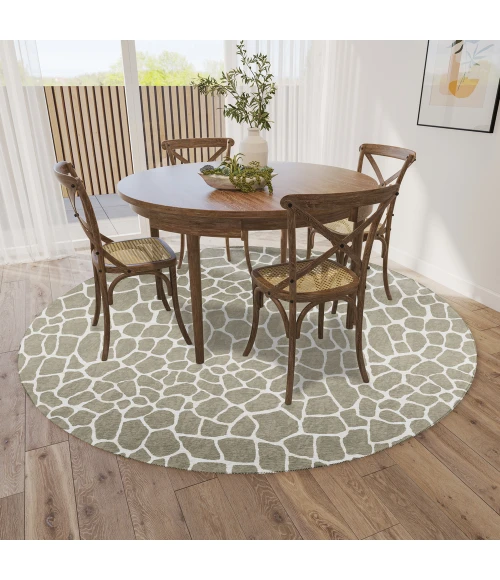 Dalyn Mali ML4 Stone Area Rug 8 ft. X 8 ft. Round