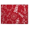 Dalyn Harbor HA9 Red Area Rug 1 ft. 8 in. X 2 ft. 6 in. Rectangle