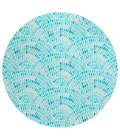 Dalyn Seabreeze SZ6 Teal Area Rug 8 ft. X 8 ft. Round