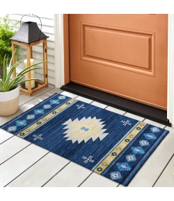 Dalyn Phoenix PH4 Navy Area Rug 1 ft. 8 in. X 2 ft. 6 in. Rectangle