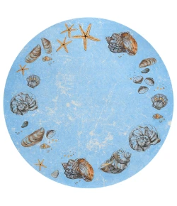 Dalyn Seabreeze SZ9 Denim Area Rug 8 ft. X 8 ft. Round