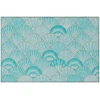 Dalyn Seabreeze SZ2 Teal Area Rug 1 ft. 8 in. X 2 ft. 6 in. Rectangle