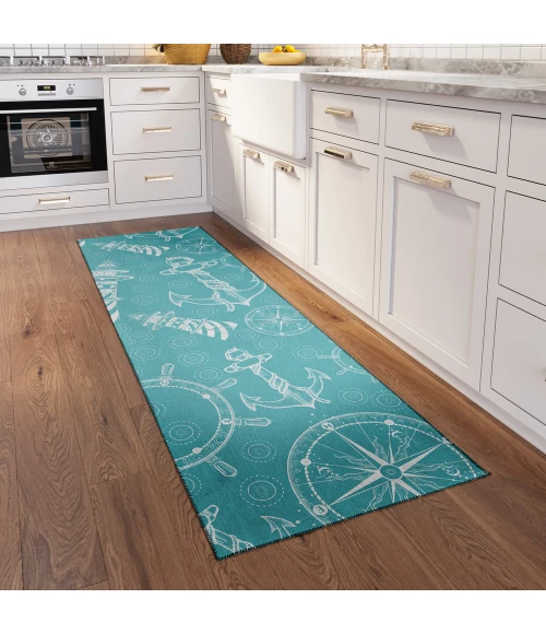 Dalyn Harbor HA9 Ocean Area Rug 2 ft. 3 in. X 7 ft. 6 in. Runner